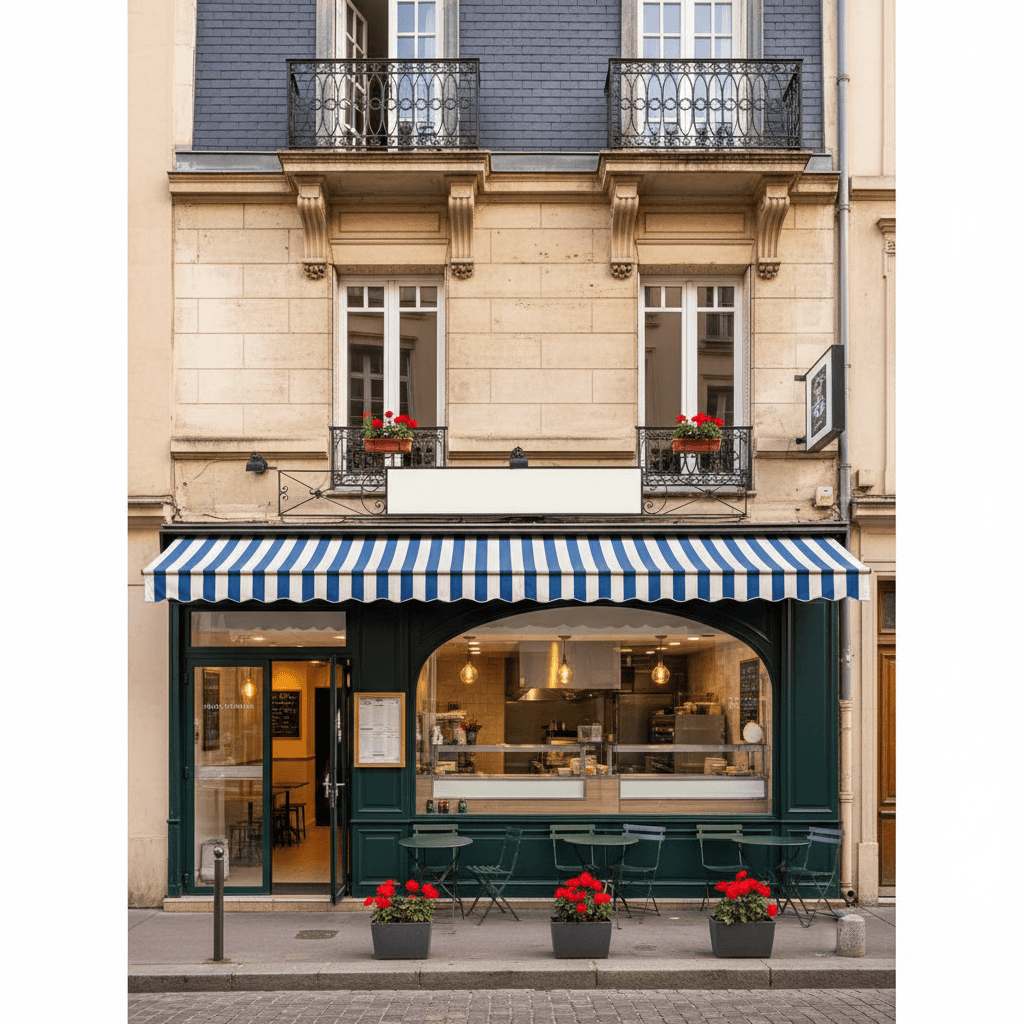 Fast-food 149m² à Lyon : terrasse - extraction