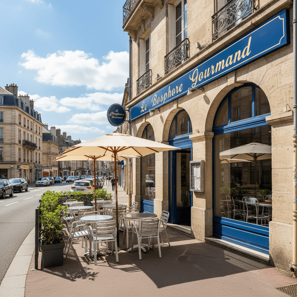 Fast-food 210m² à Clermont-Ferrand : terrasse - extraction