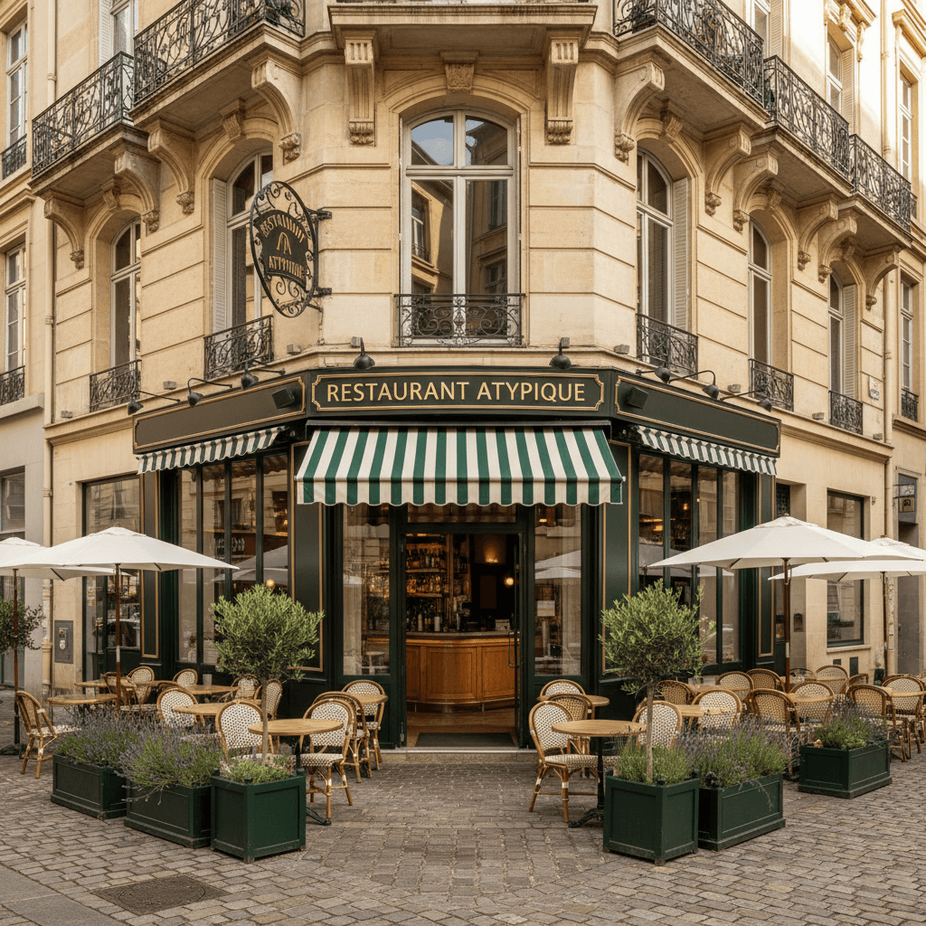Restaurant à Lyon : terrasse - licence IV