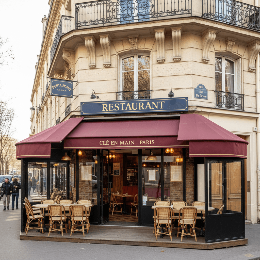Restaurant clé en main à Paris - Emplacement stratégique