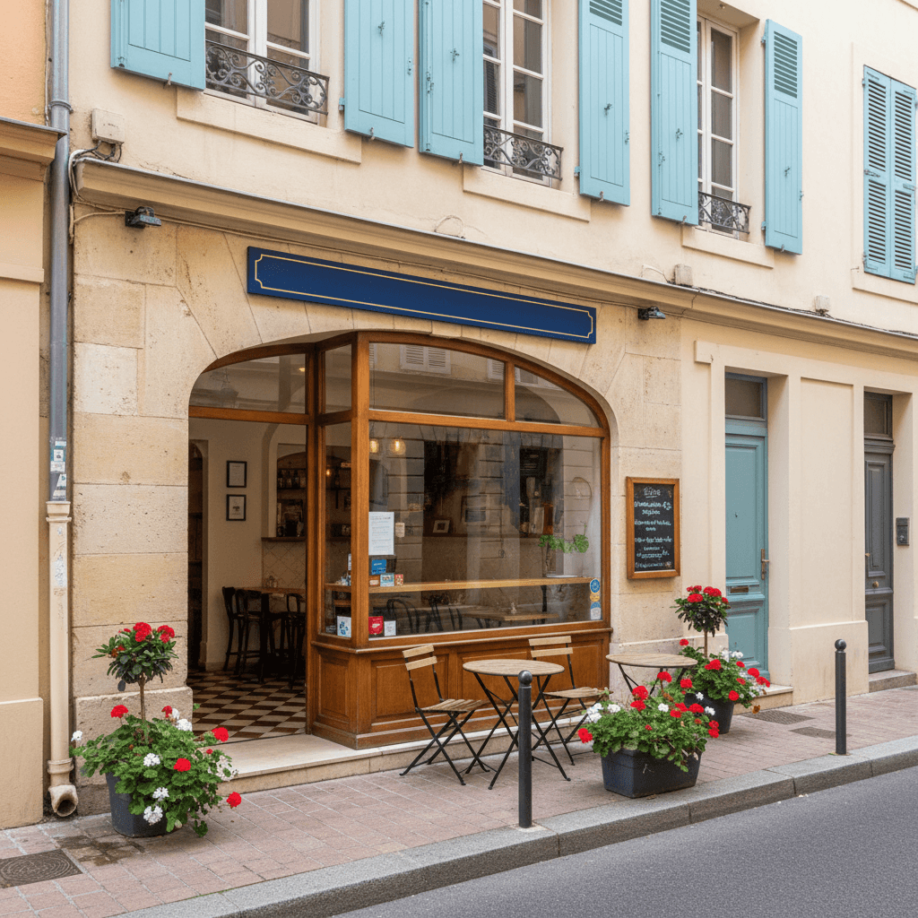 Dark kitchen 45m² à Nice : cuisine équipée