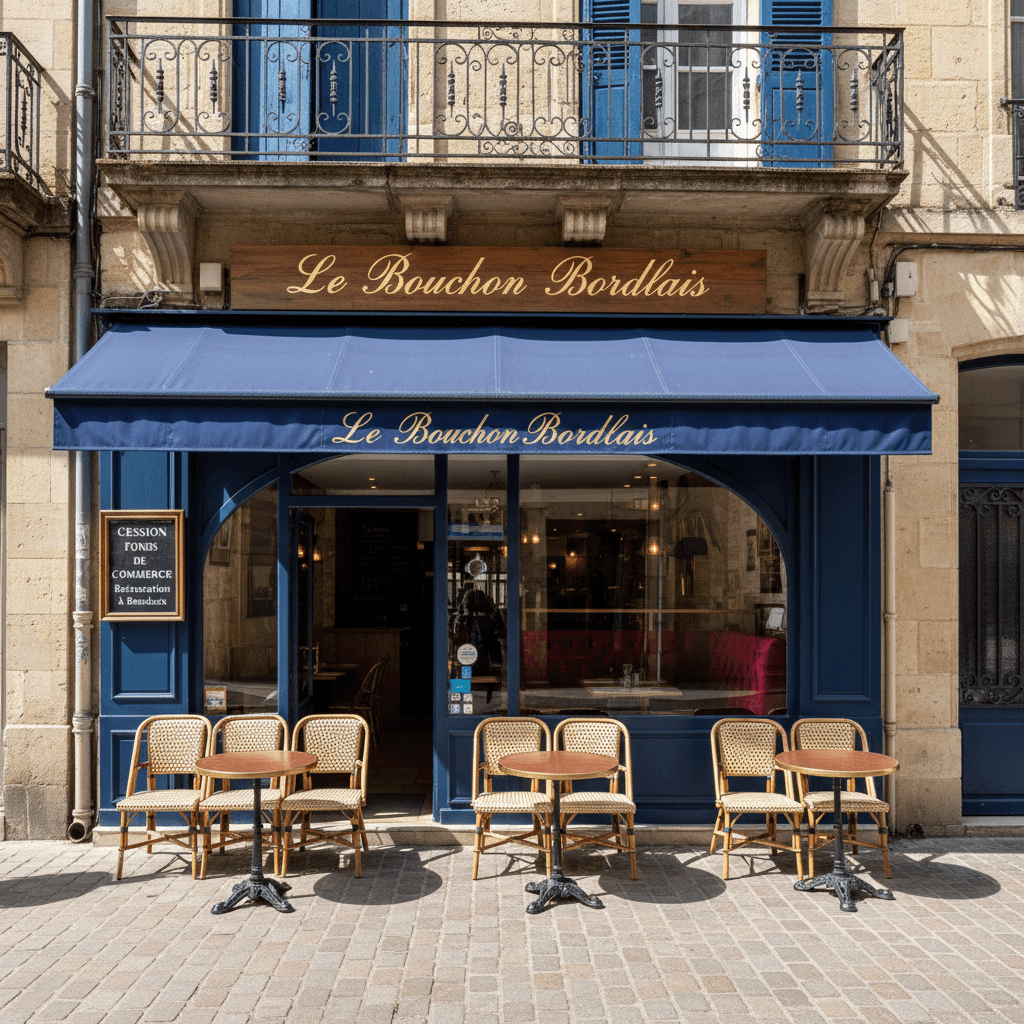 Restaurant 60m² à Bordeaux : terrasse