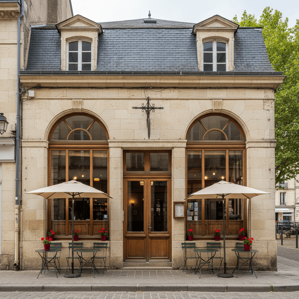 Bar-brasserie 178m² à Angers : terrasse - licence IV