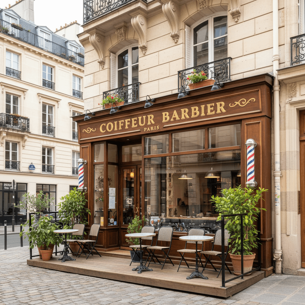 Coiffeur / Barbier 70m² à Paris : terrasse