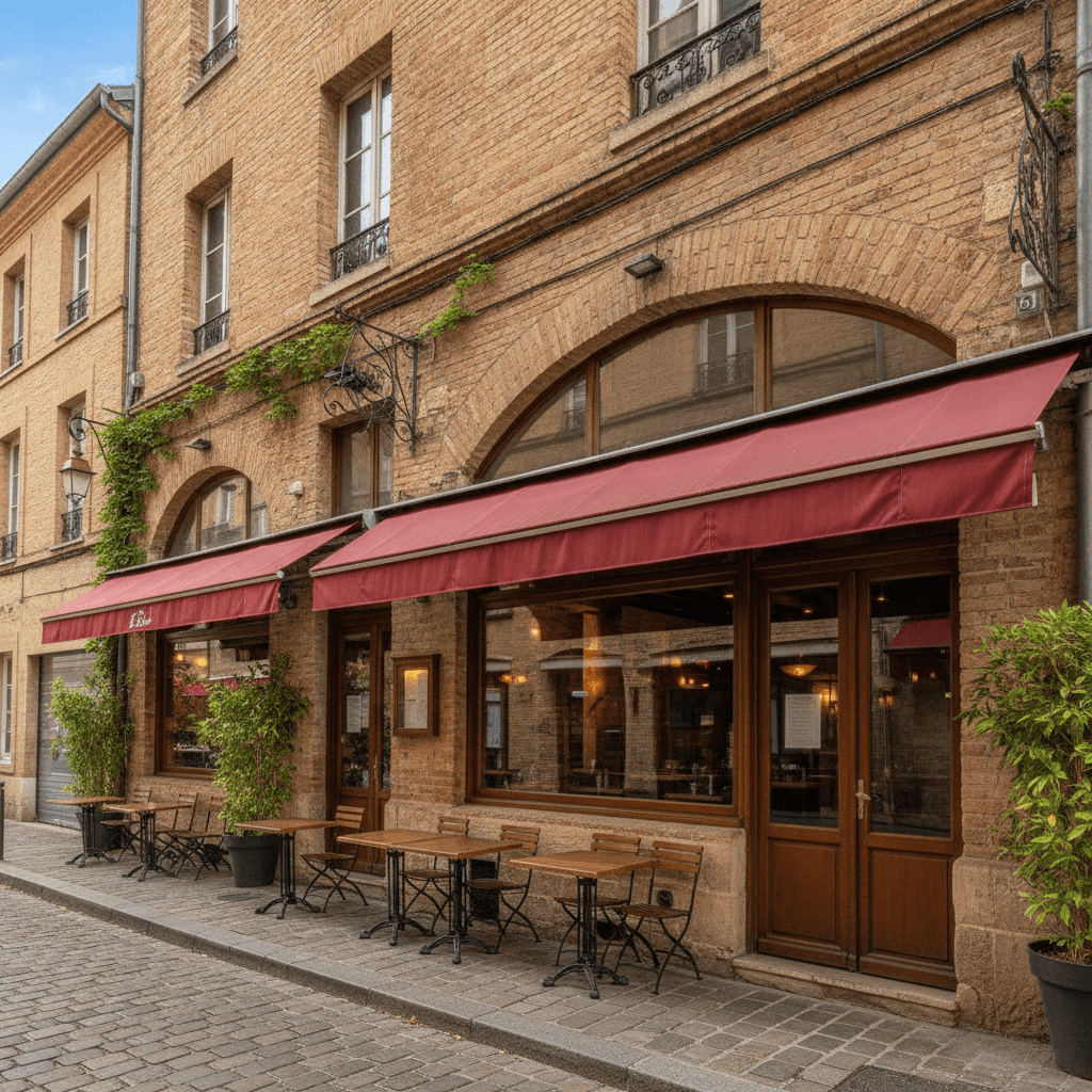 Restaurant 60m² à Toulouse : terrasse - licence IV