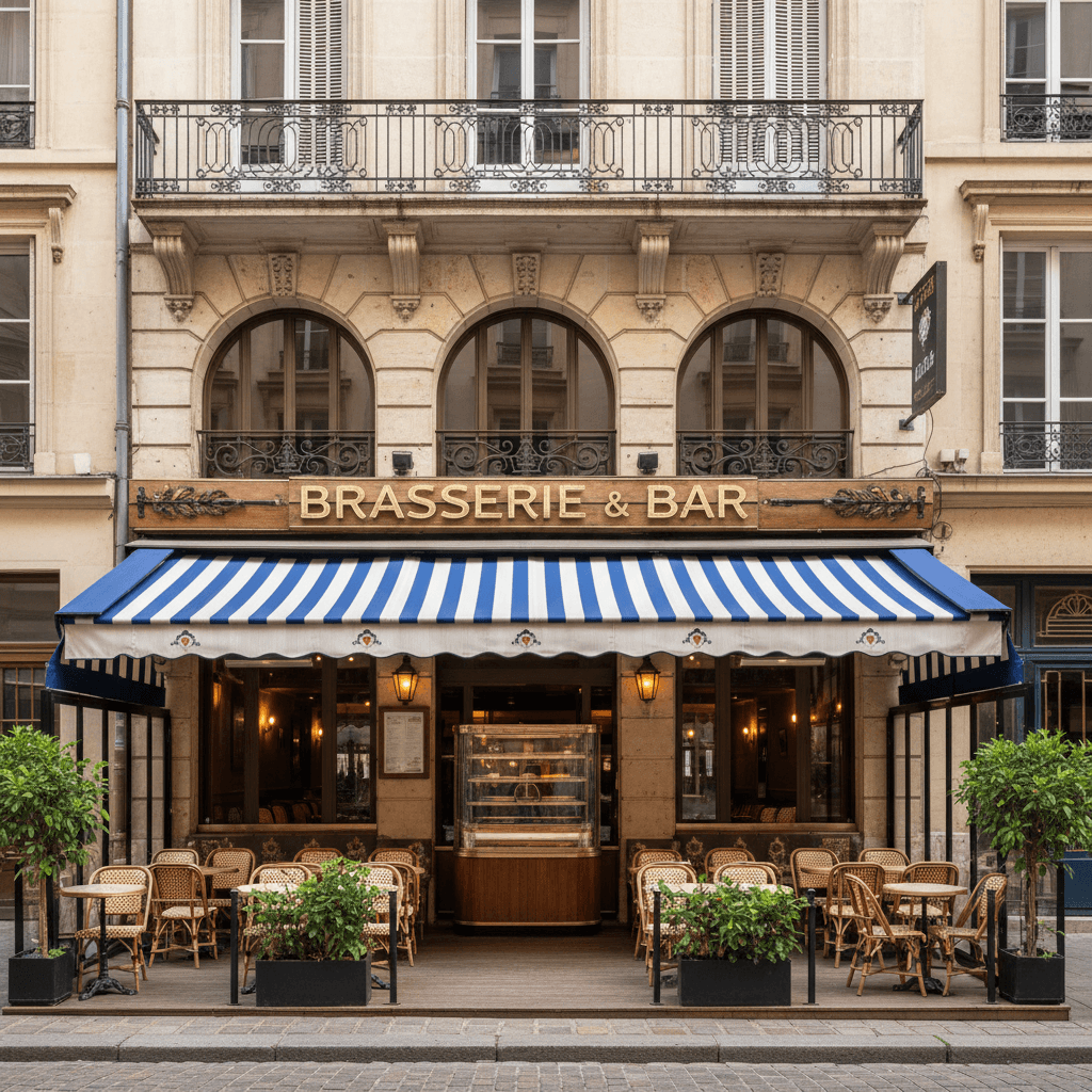 Bar-brasserie à Lyon : terrasse - licence IV