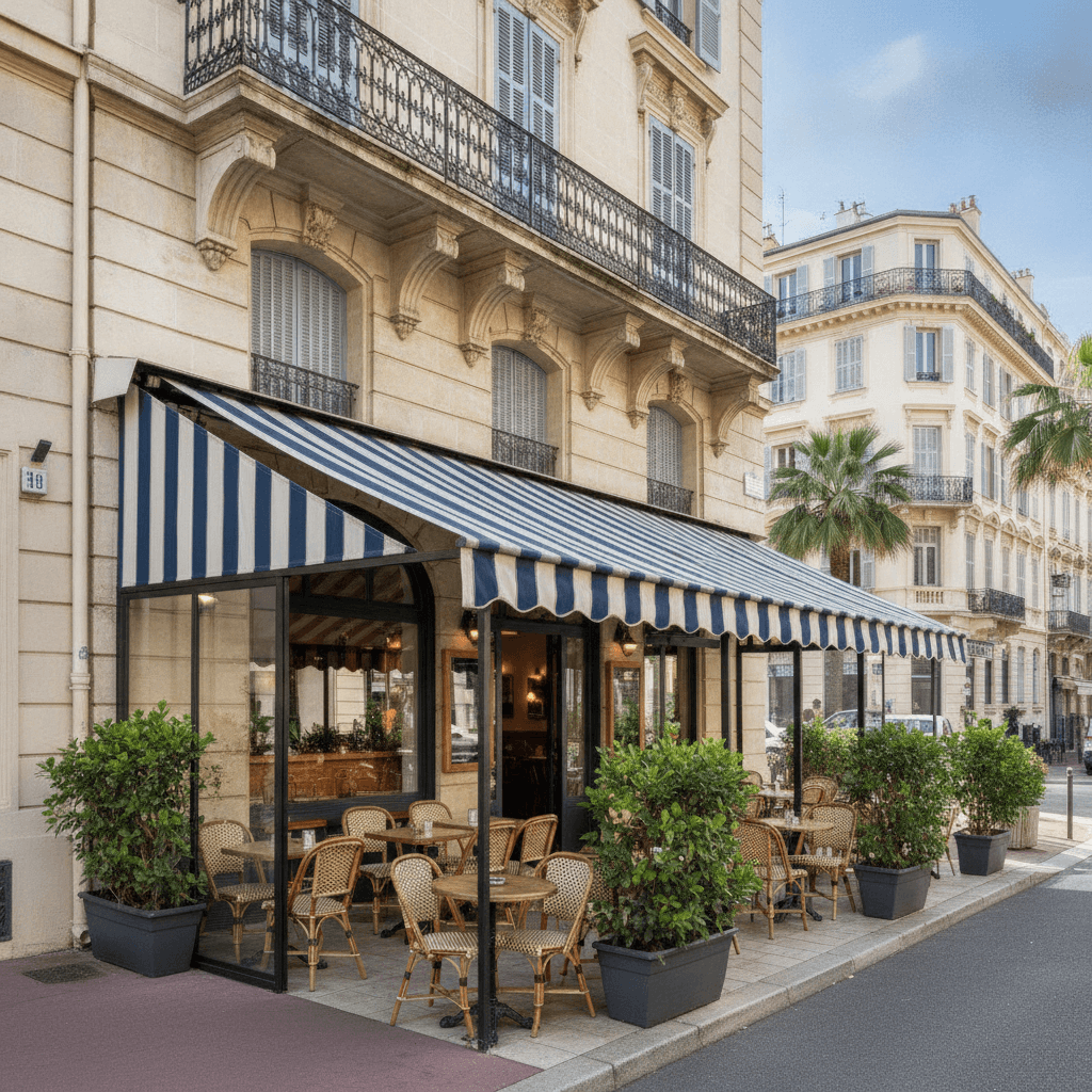 Bar-brasserie 50m² à Nice : terrasse - licence IV