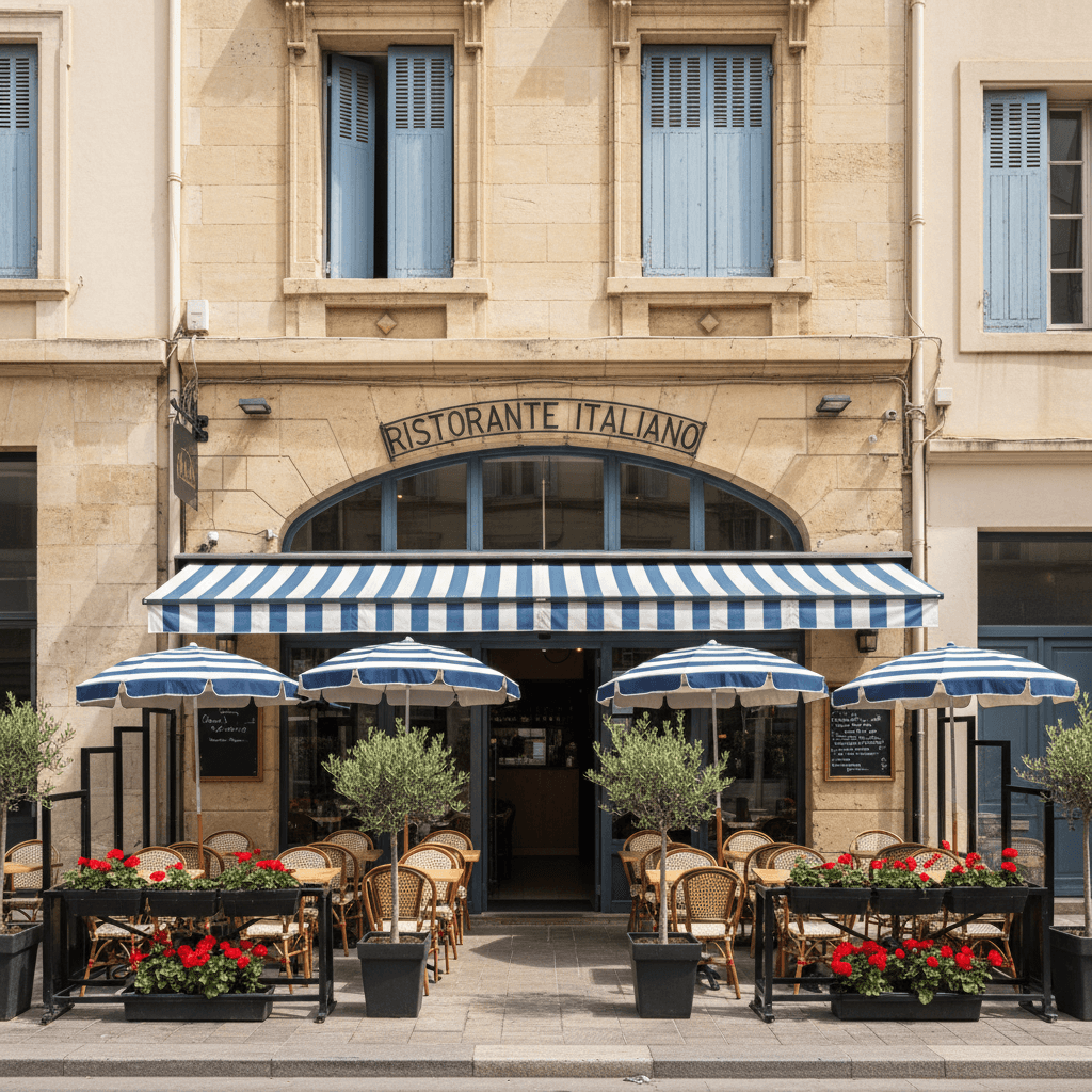 Restaurant à Marseille : terrasse - licence IV