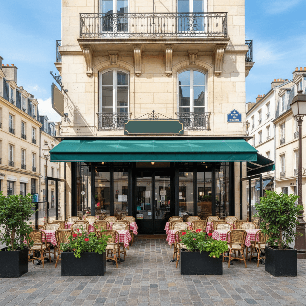 Restaurant 150m² à Nantes : terrasse - extraction