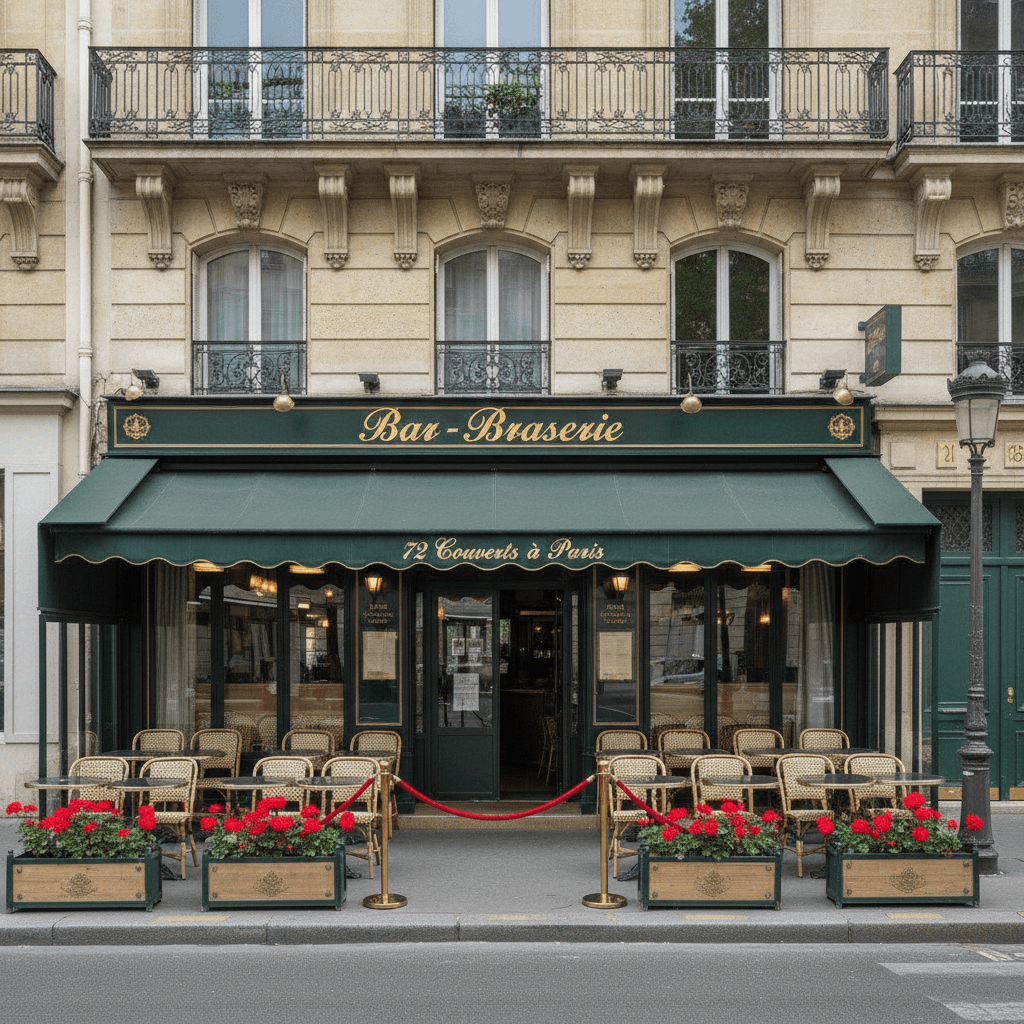 Bar 72 couverts à Paris : licence IV