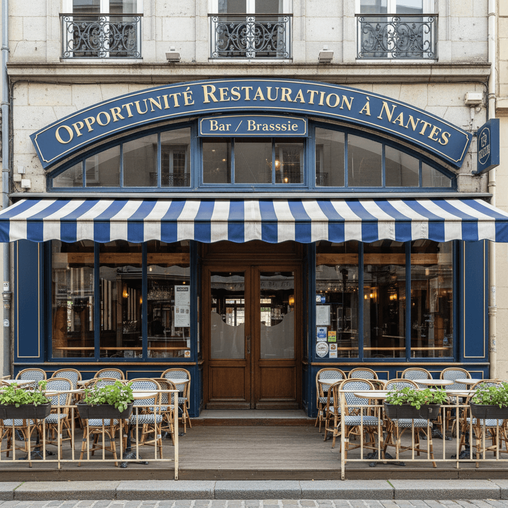Bar-brasserie à Nantes : terrasse - licence IV