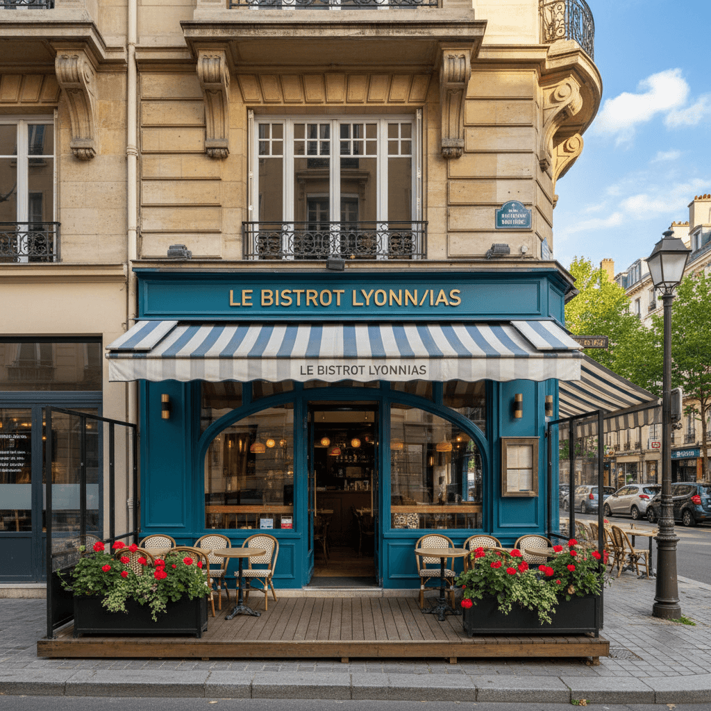 Restaurant 113m² à Lyon : terrasse - licence IV