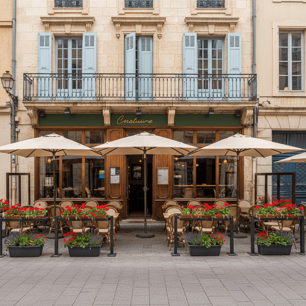 Restaurant 100m² à Montpellier : terrasse - licence IV