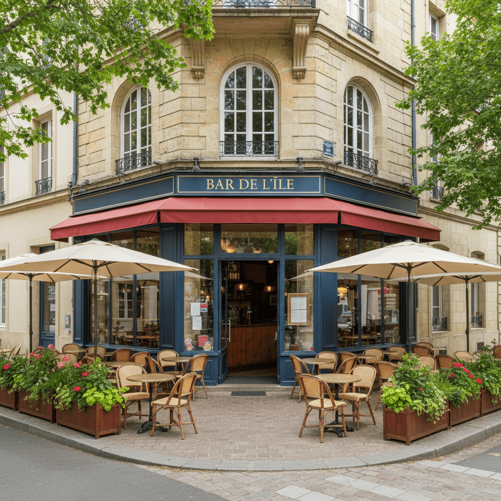 Bar-brasserie 60m² à Nantes : terrasse - licence IV