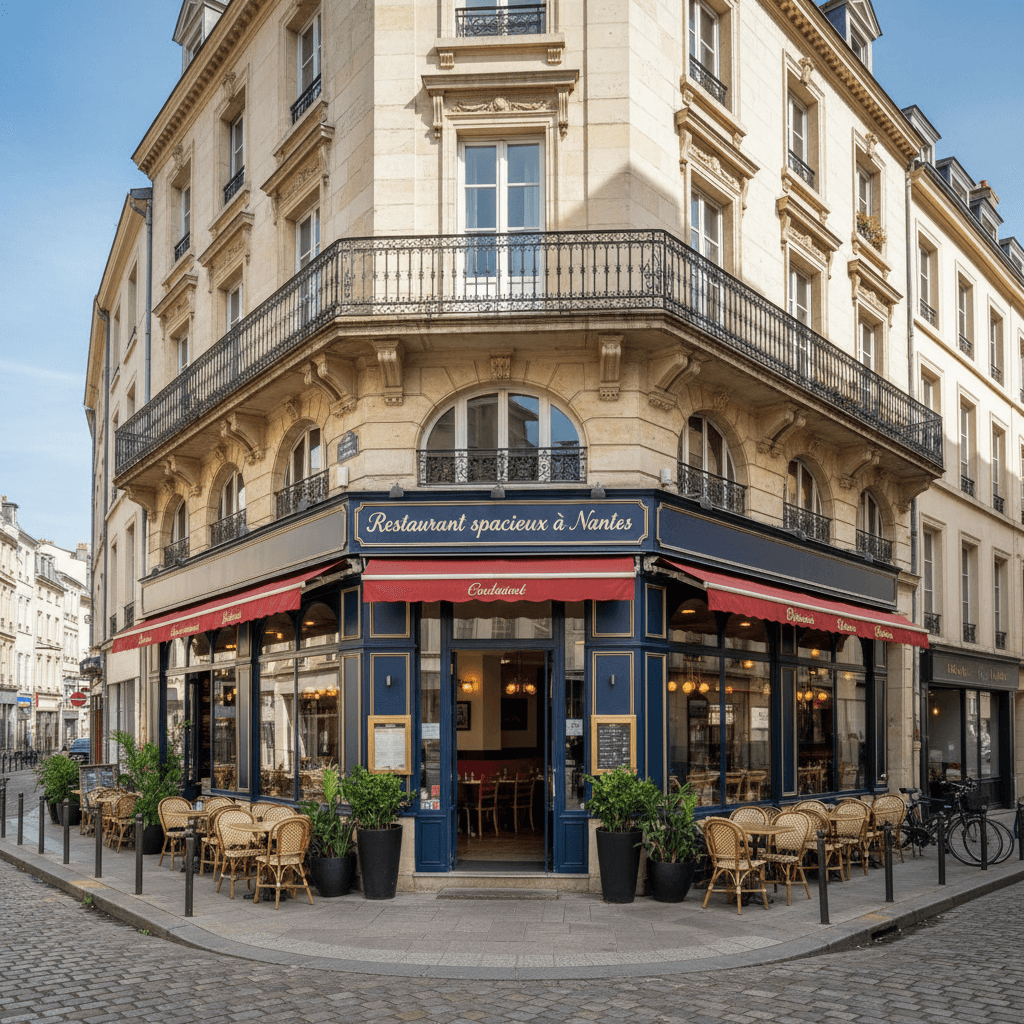 Restaurant 250m² à Nantes : extraction