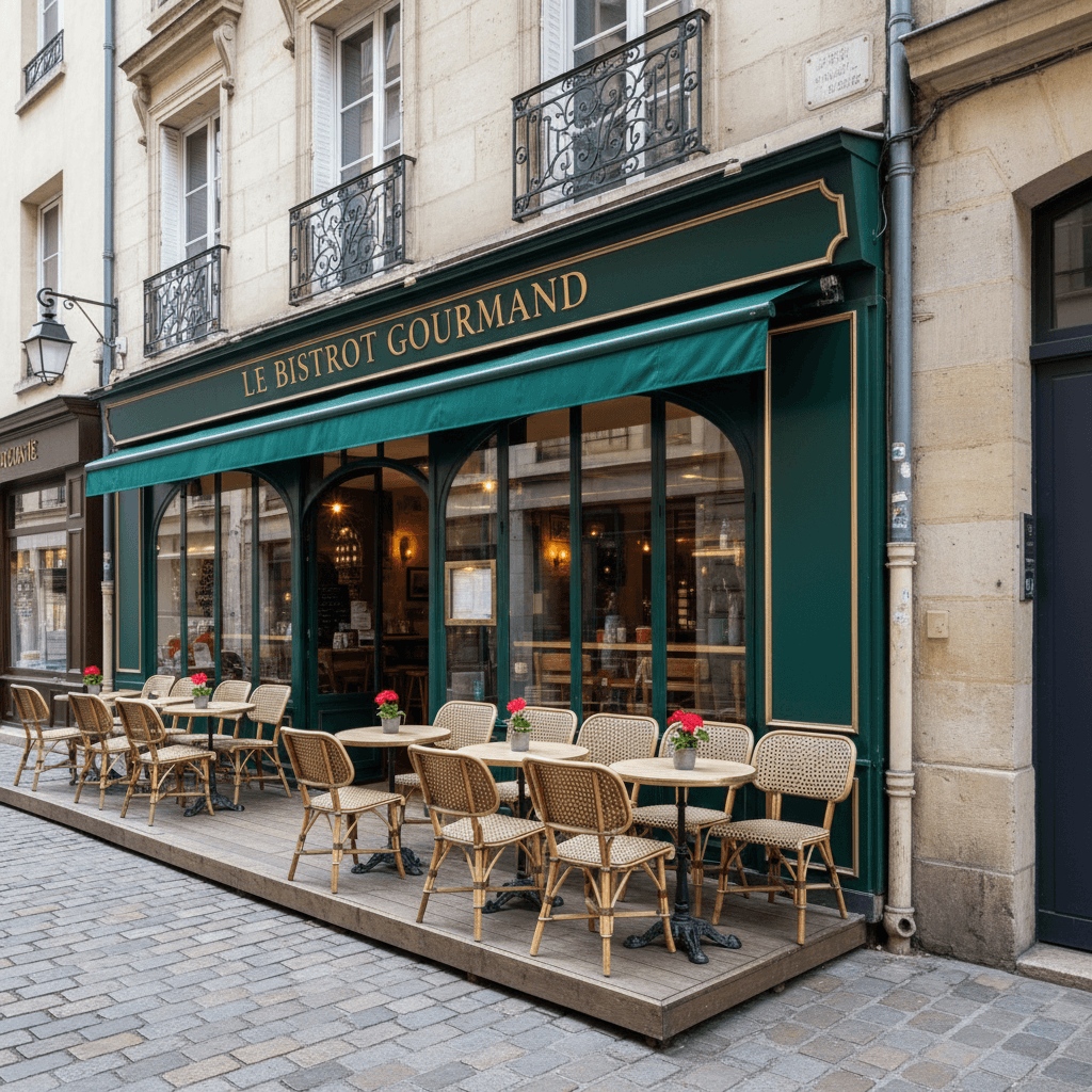 Restaurant 80m² à Nantes : terrasse - licence IV