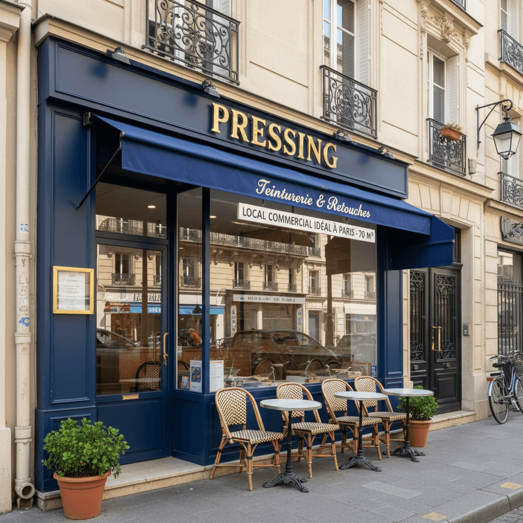 Local commercial idéal à Paris - 70 m²