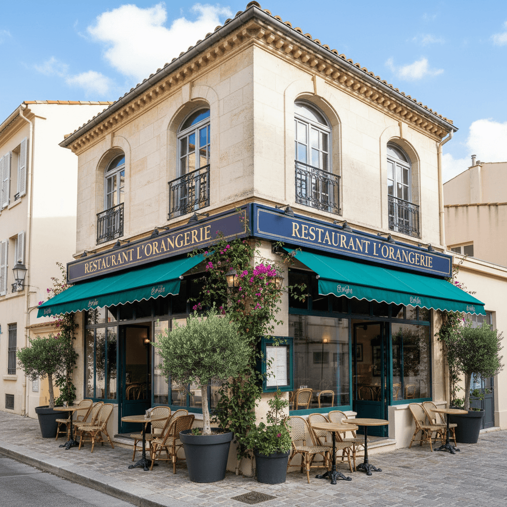 Restaurant 90m² à Marseille : terrasse - licence IV