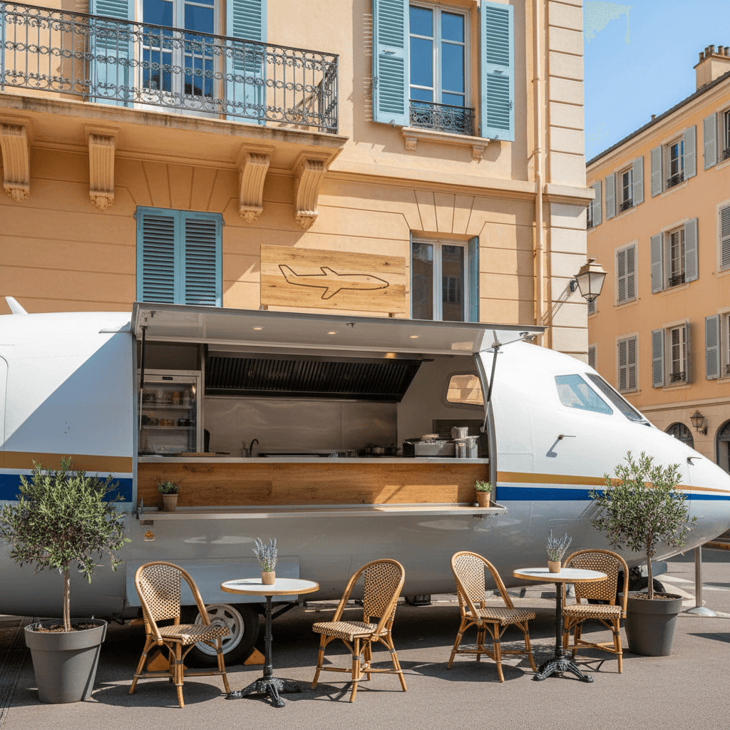 Fast-food 10m² à Nice : cuisine équipée - chambre froide