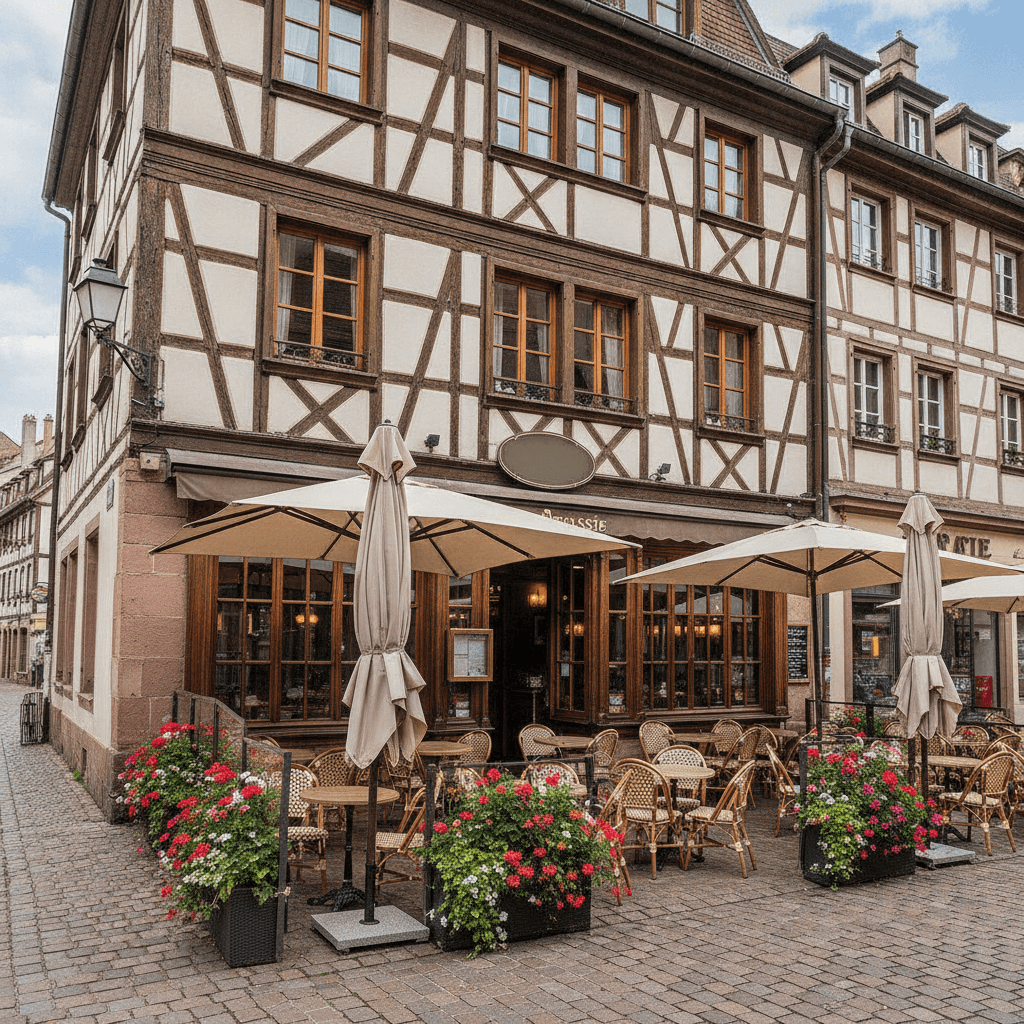 Bar-brasserie 250m² à Strasbourg : terrasse - licence IV