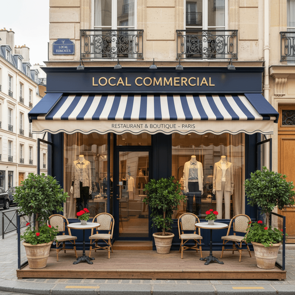 Local Commercial Resto à Paris – 70 m² avec Terrasse