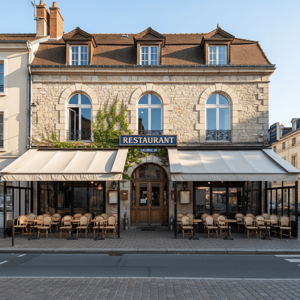 Restaurant à Grenoble : terrasse - licence IV