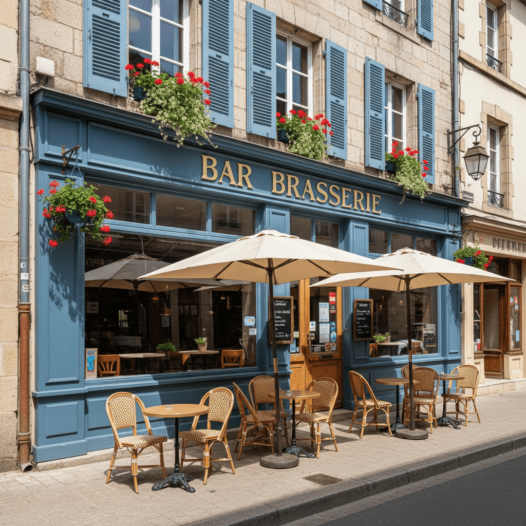 Bar-brasserie 106m² à Clermont-Ferrand : terrasse - licence IV