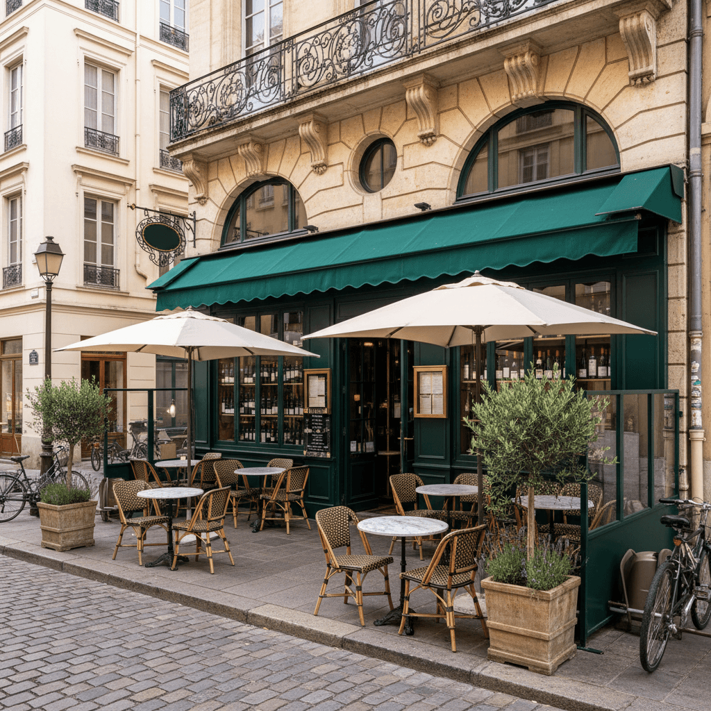 Restaurant 600m² à Lyon : terrasse - extraction