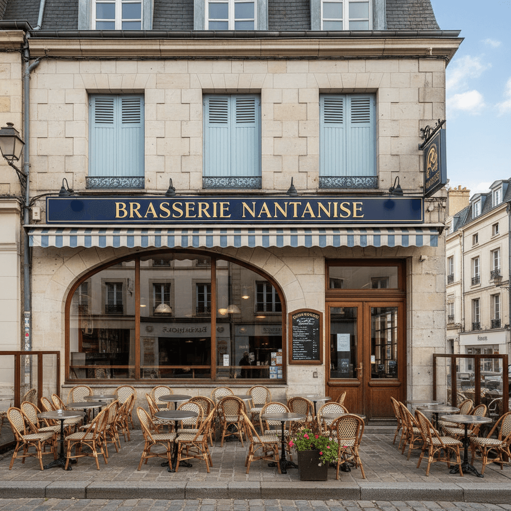 Bar-brasserie 400m² à Nantes : terrasse - licence IV