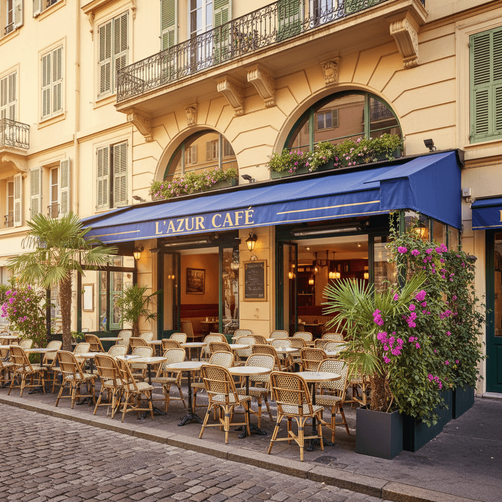 Bar-brasserie 70m² à Nice : terrasse - licence IV