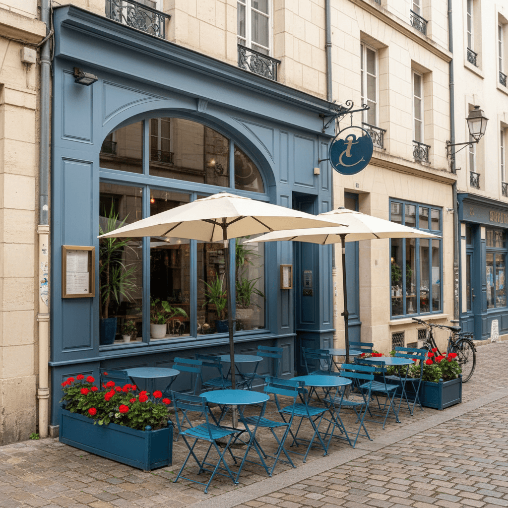 Restaurant à Nantes : terrasse - extraction