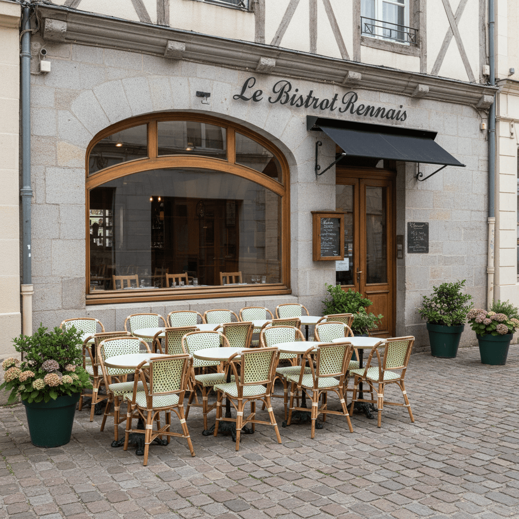 Restaurant à Rennes : terrasse - licence IV