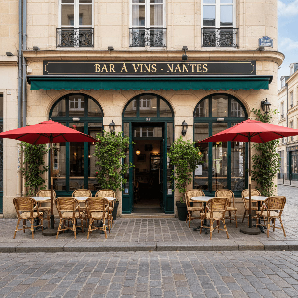 Bar-brasserie 55m² à Nantes : terrasse - licence IV
