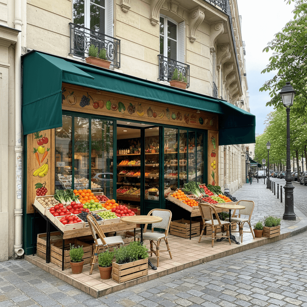 Local Commercial Idéal pour Fruits et Légumes à Paris