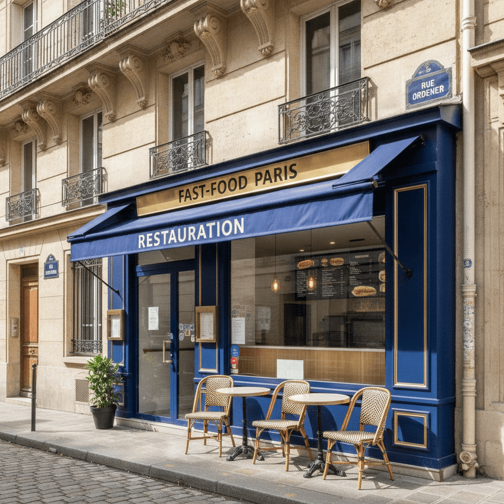 Fast-food 128m² à Paris : extraction en liquidation judiciaire