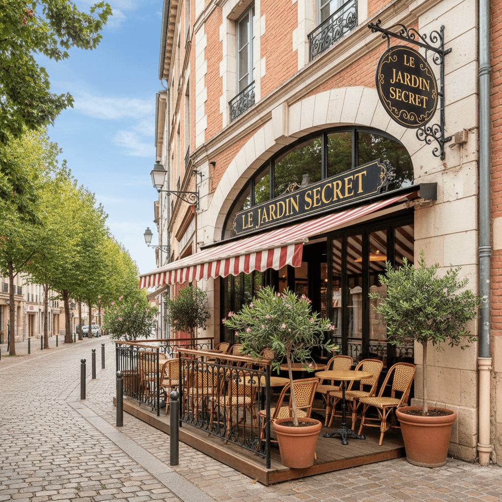 Restaurant à Toulouse : terrasse - extraction