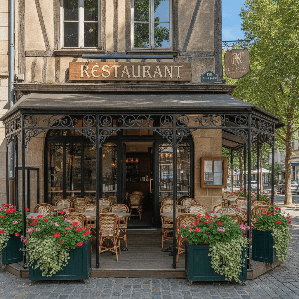 Restaurant à Rennes : terrasse - licence IV