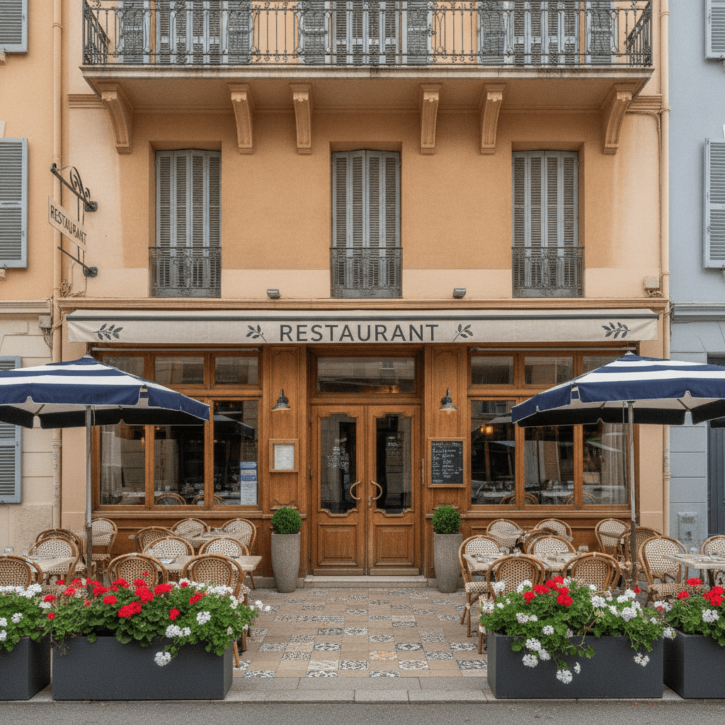 Restaurant 250m² à Nice : terrasse - licence IV