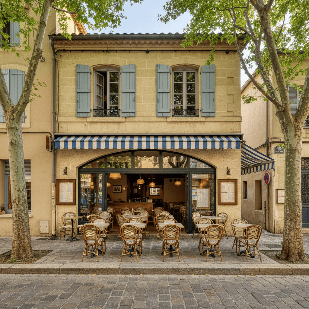 Restaurant 80m² à Aix-En-Provence : terrasse - licence IV