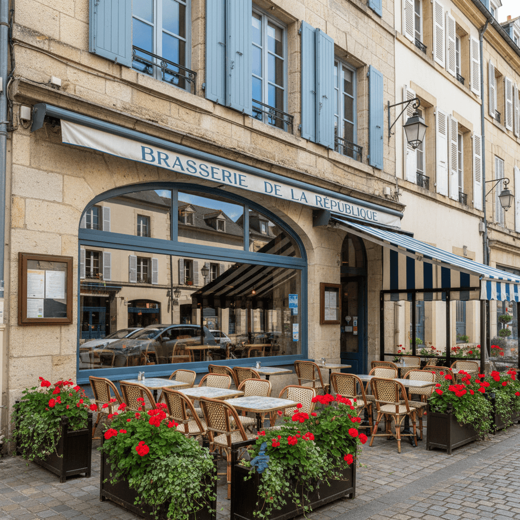 Restaurant 58m² à Nantes : terrasse - licence IV