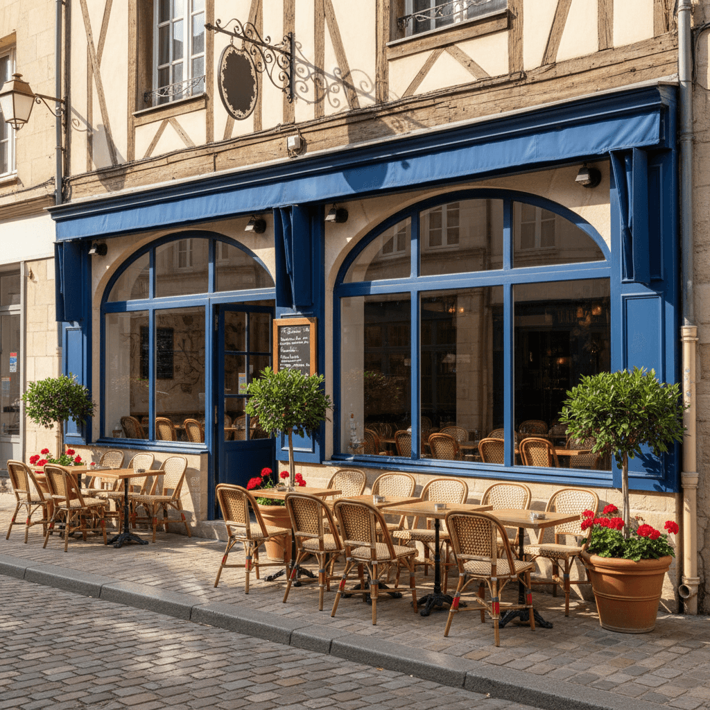 Restaurant à Rouen : terrasse - licence IV
