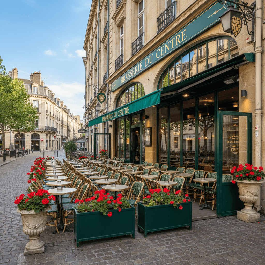 Bar-brasserie 150m² à Bordeaux : terrasse - licence IV