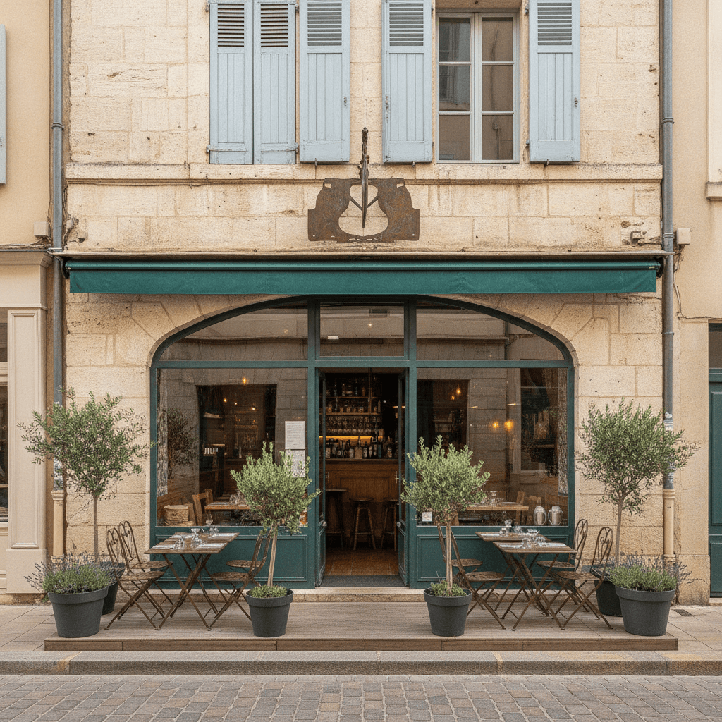 Restaurant 88m² à Aix-en-Provence : terrasse - licence IV