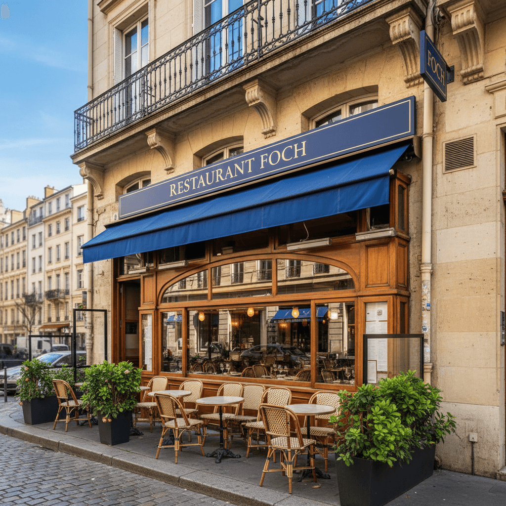 Restaurant 64 couverts à Lyon : terrasse - extraction