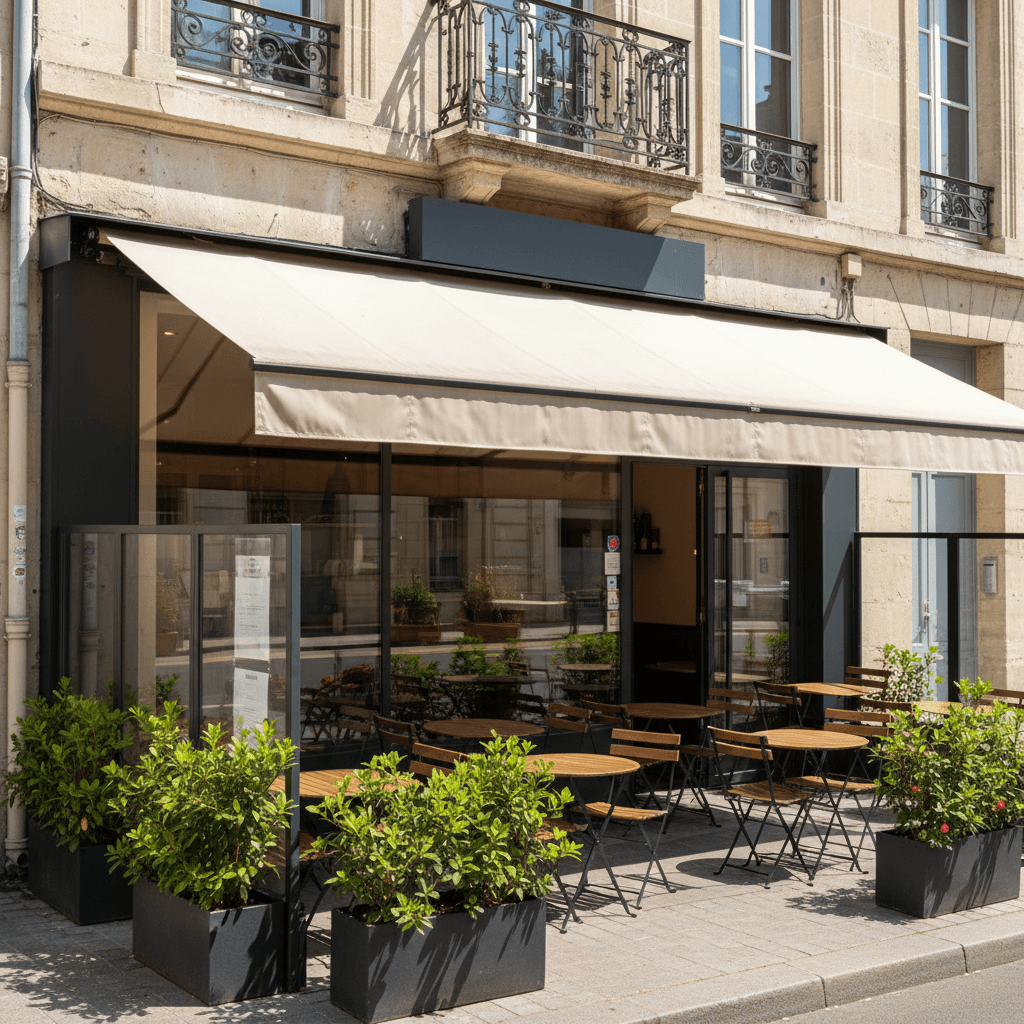 Fast-food 99m² à Nantes : terrasse - licence IV