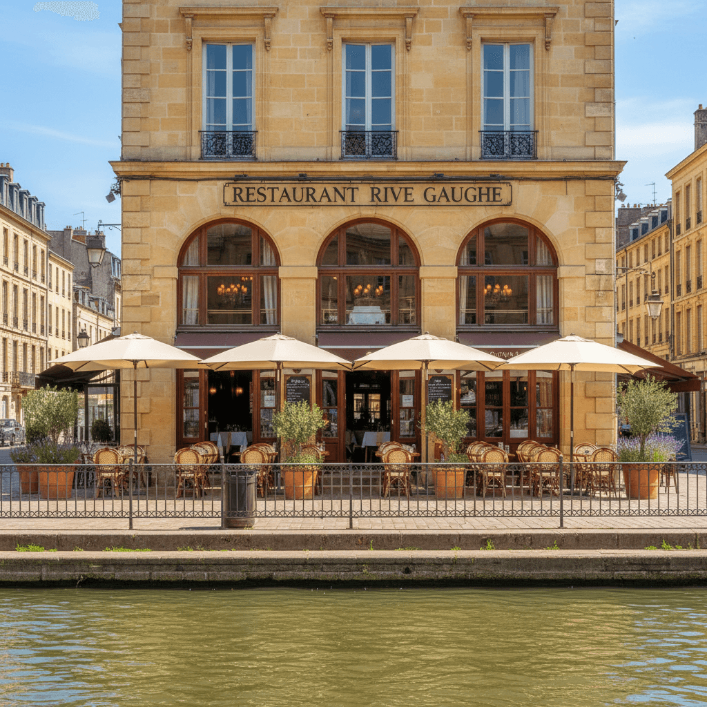 Restaurant 480m² à Bordeaux : terrasse - licence IV