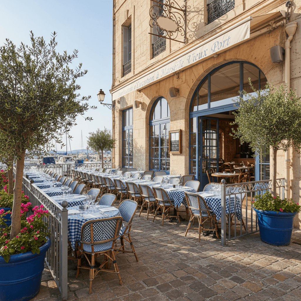 Restaurant 160m² à Marseille : terrasse - extraction