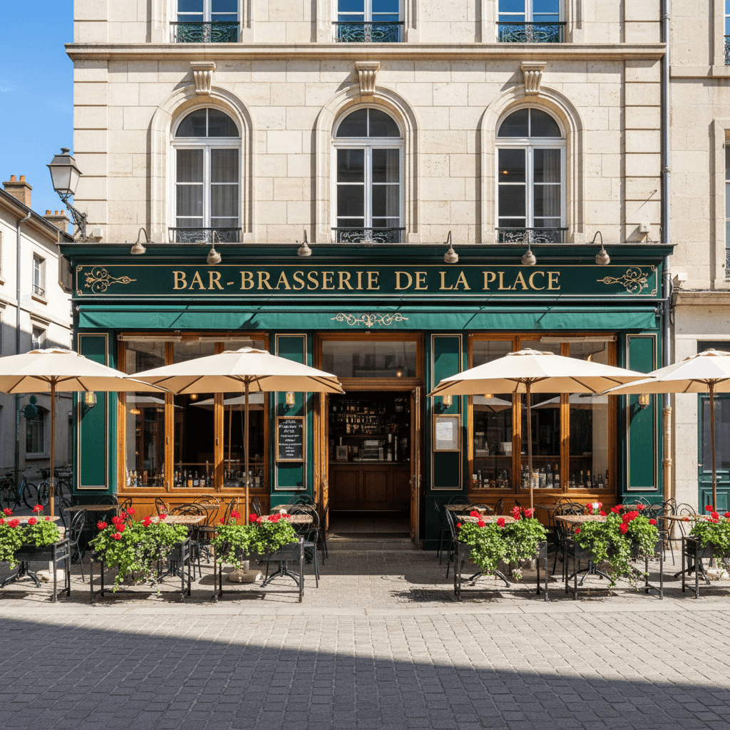 Bar-brasserie 300m² à Gap : terrasse - licence IV