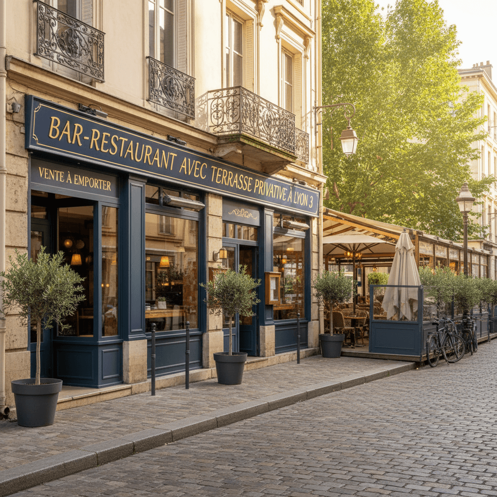 Restaurant à Lyon : terrasse - extraction