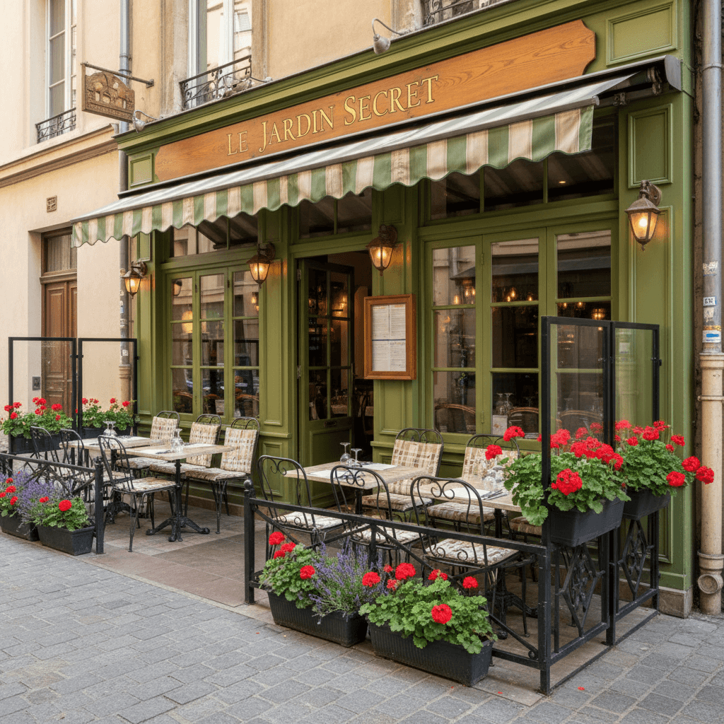 Restaurant 74m² à Lyon : terrasse